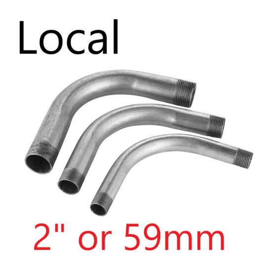 Local 2 Inch IMC Elbow x 10 Feet metal conduit pipes with threaded ends in various sizes