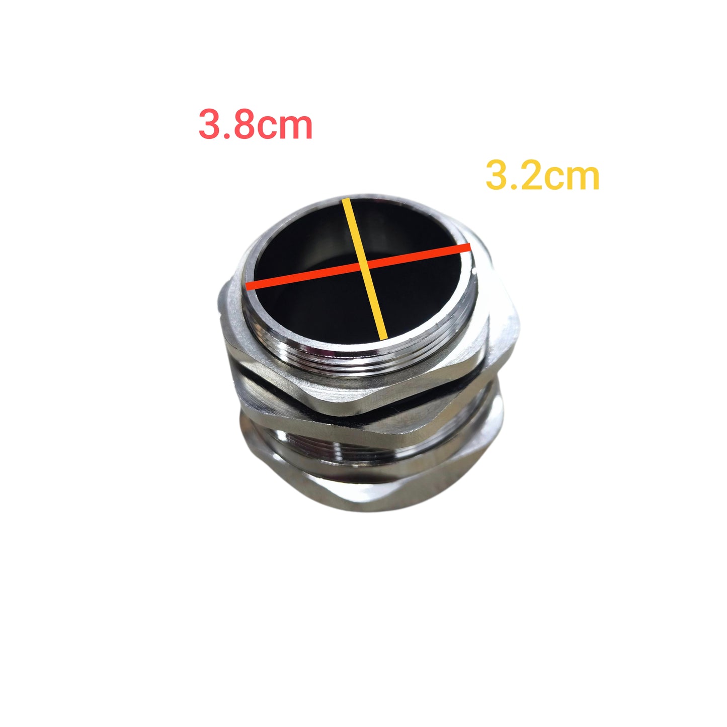 M40 nickel plated brass cable gland 22-32mm with a durable design for secure connections