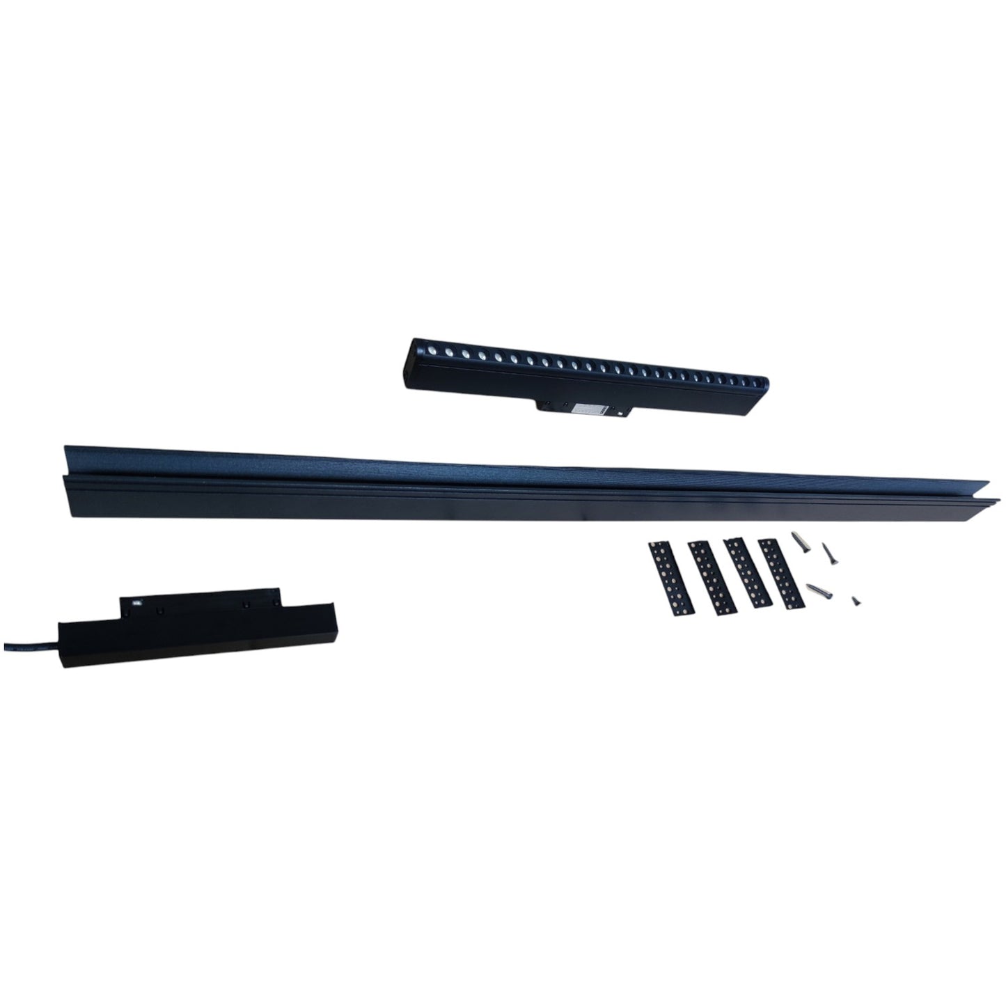 Magnetic Track Light 1 Meter 50mm with 1pc 24W LED Rotary Grille 220V Warm White 3000K (ILLUMIQ TERRA)