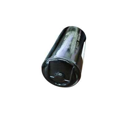 Mallory Motor Capacitor in Black, essential for electrical circuitry and motor applications