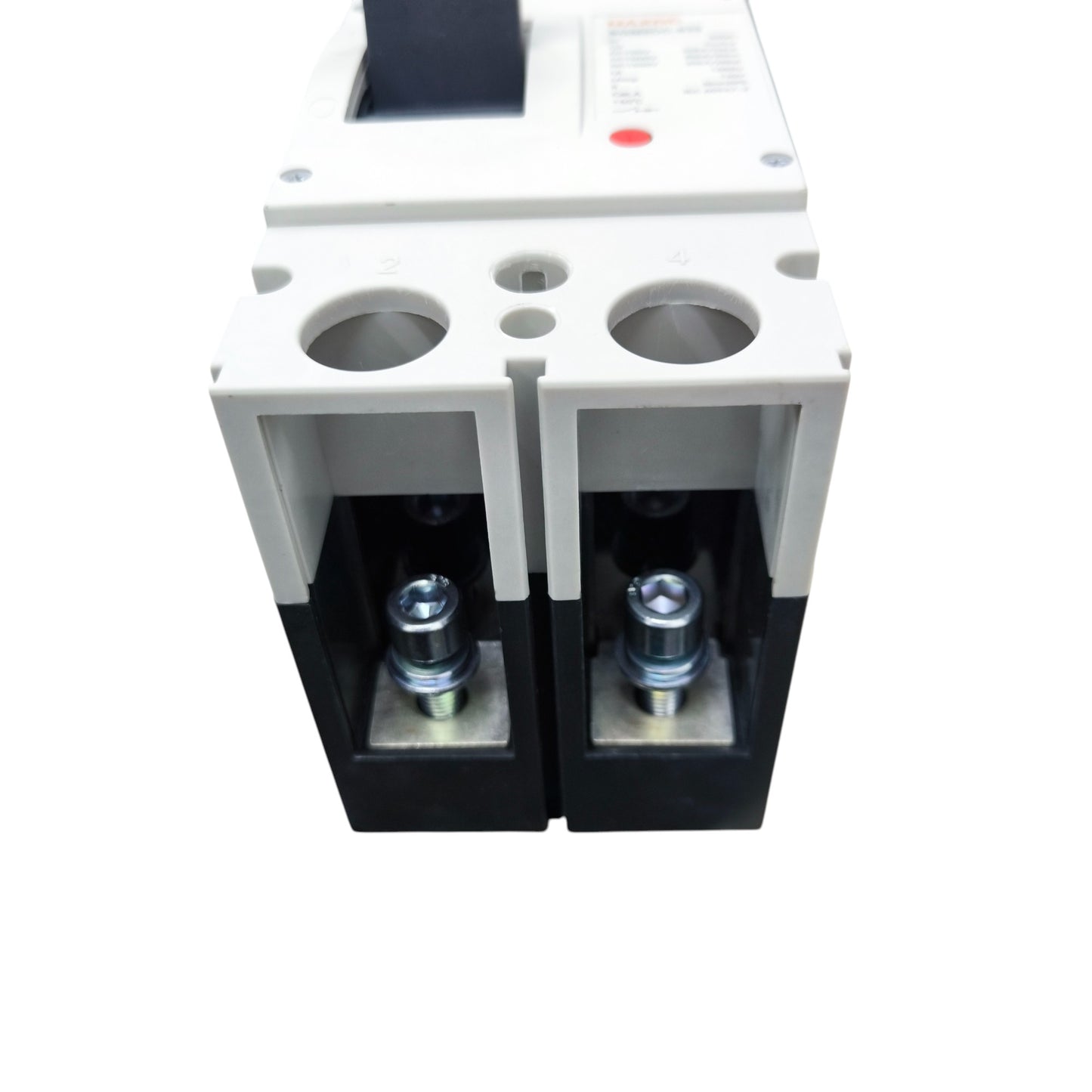 Maxge MCCB 1500V DC 20KAIC DC Breaker with white and black casing for electrical protection