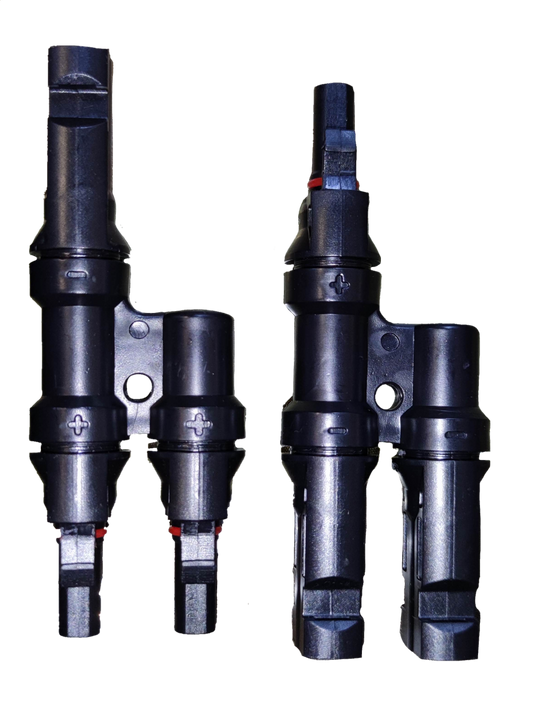 ZwitseRise MC4 connector 1x2 IP67 for secure and waterproof electrical connections in solar applications