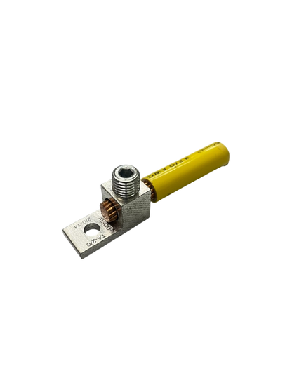Grippes Mechanical Lugs 60mm 1 Hole electrical circuitry part with yellow insulated handle