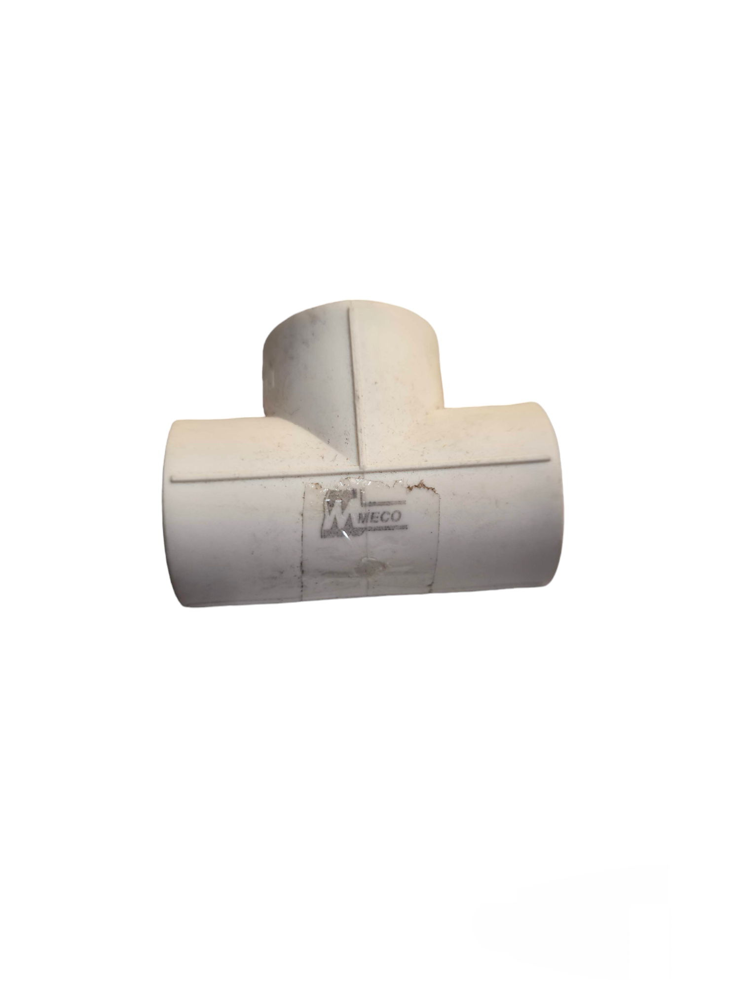 White Meco PPR tee coupling 25mm pipe fitting for plumbing and water systems