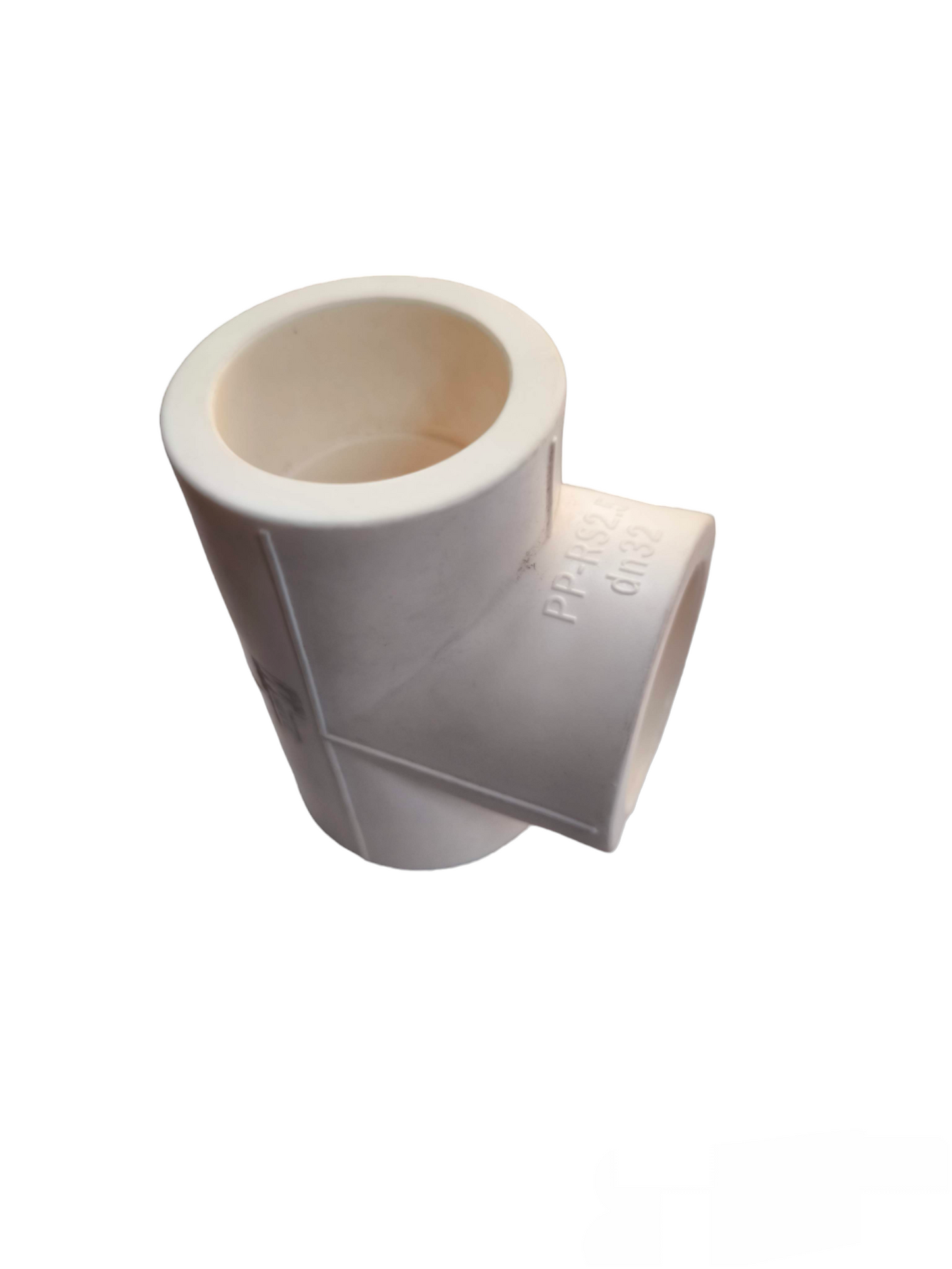 Meco PPR tee coupling 25mm white plastic pipe fitting for plumbing connections
