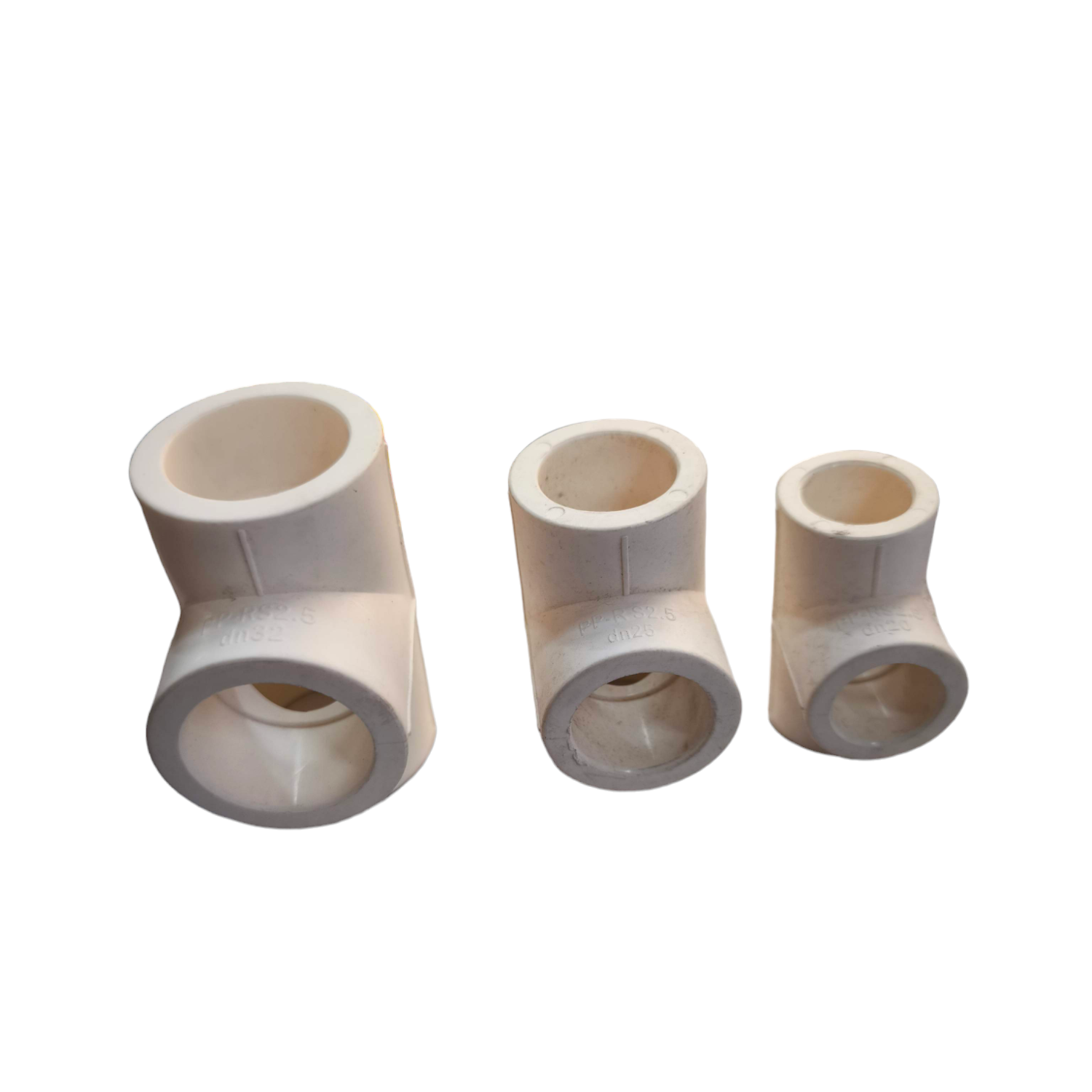 Meco PPR tee fitting 32mm 25mm 20mm in three sizes for plumbing connections