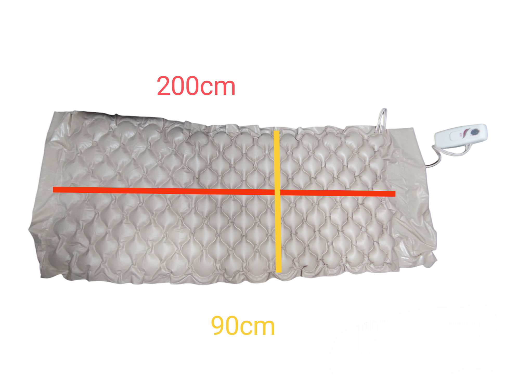 Medical Depot Medical Air Mattress pad with remote control measuring 200cm by 90cm for pressure relief