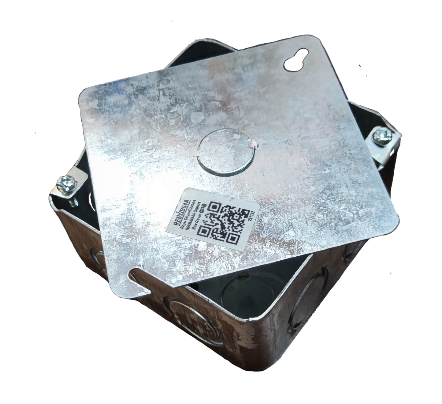 Royu 4x4 metal junction box AWG 18 designed for secure electrical connections