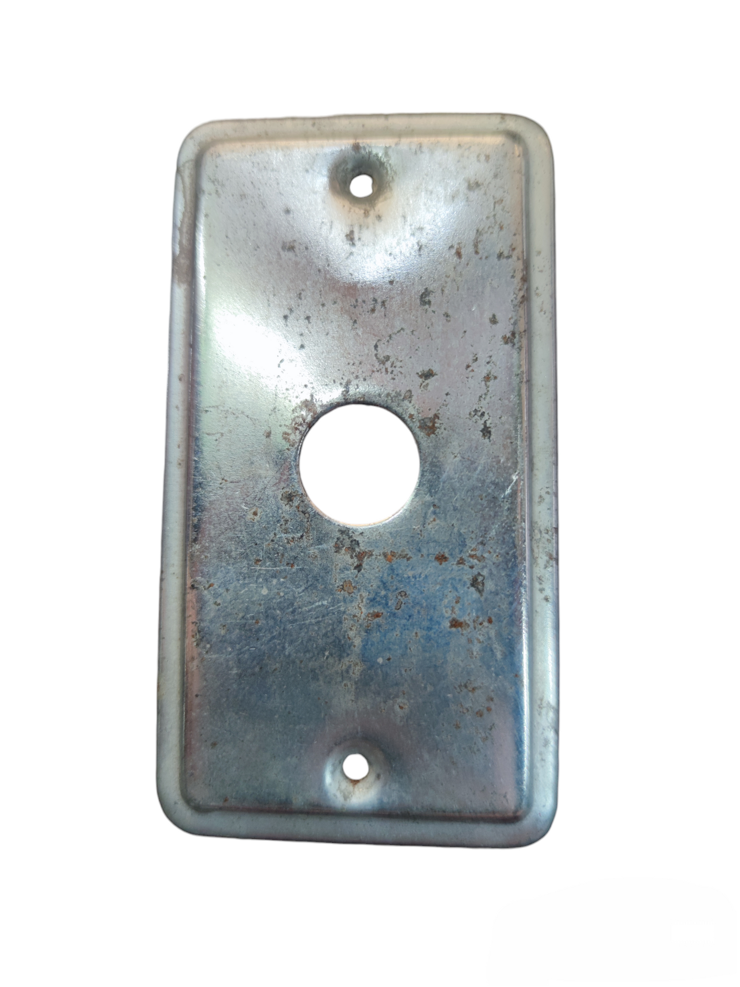 Metal plate cover 1.7cm hole with a sleek design for electrical switches and outlets