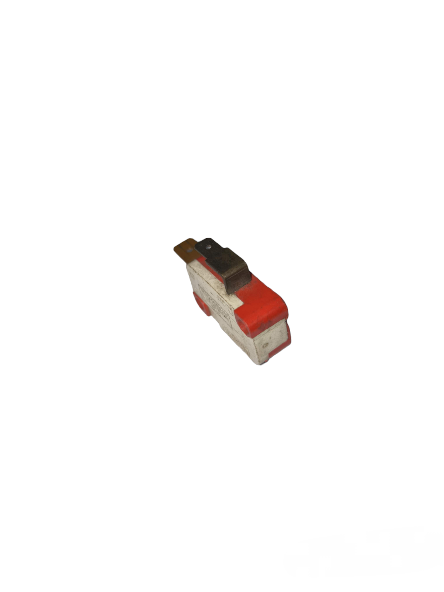 Micro Switch 1NO 2A 250V small red and white electrical component for power points switches and plugs