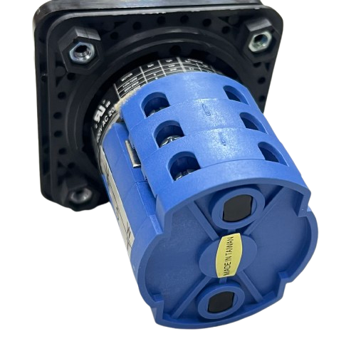 Auspicious motor forward reverse switch 20A with blue casing and mounting plate for easy installation