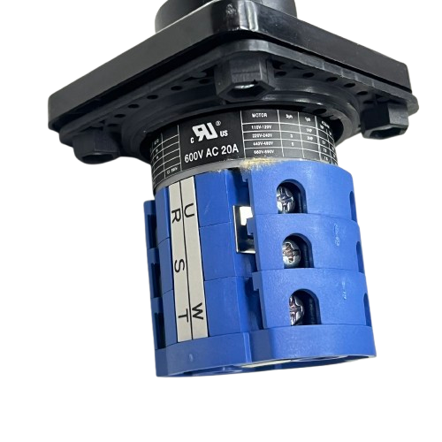 Auspicious rotary switch designed for motor forward reverse switch 20A with labeled positions