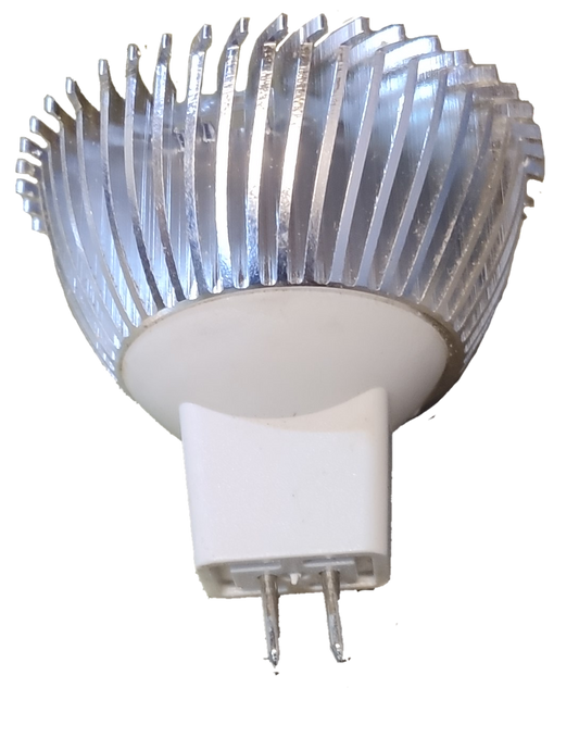 Denko MR16 3W LED bulb 12V MR-16 with silver cooling fins for energy efficient lighting