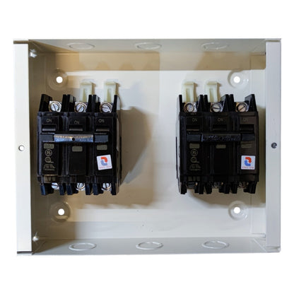 ABB MTS 60A 3 Pole Three Phase Manual Transfer Switch Three Pole Double Throw for Bolt On Circuit Breaker GE TQC with KOTEN Housing