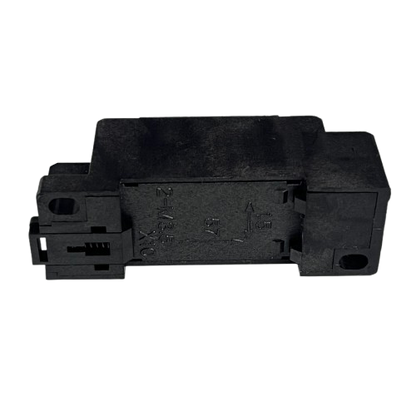 MY2 relay socket 8 pin in durable black plastic for secure electrical connections