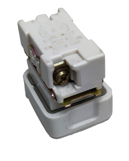 National brand Telephone Modular Box Device Type in white for power points switches and plugs