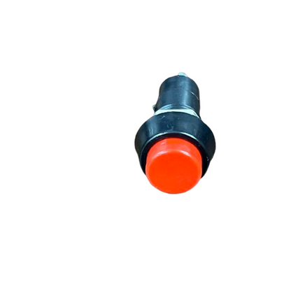 Normally Open Monetary Switch Red 1A with a large red push button for various electronic applications