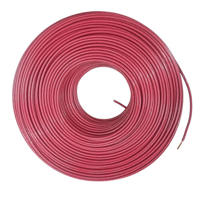 Omega 8.0mm THHN Wire AWG 8 Red coiled electrical wire for wiring and electrical projects