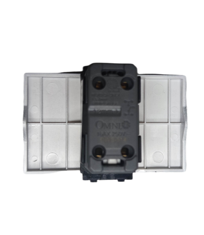 Omni 1 way light switch 16A 3 Device with a sleek design for easy installation and use