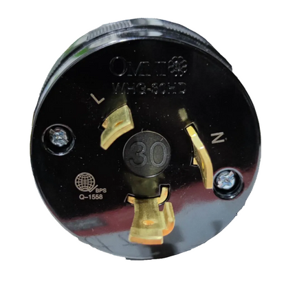 Omni 30A twistlock plug 220V with durable build and secure locking mechanism for reliable power connections