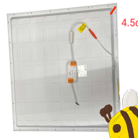 Omni 40W tri-color panel light with a sleek design and 4.5cm thickness for modern interiors