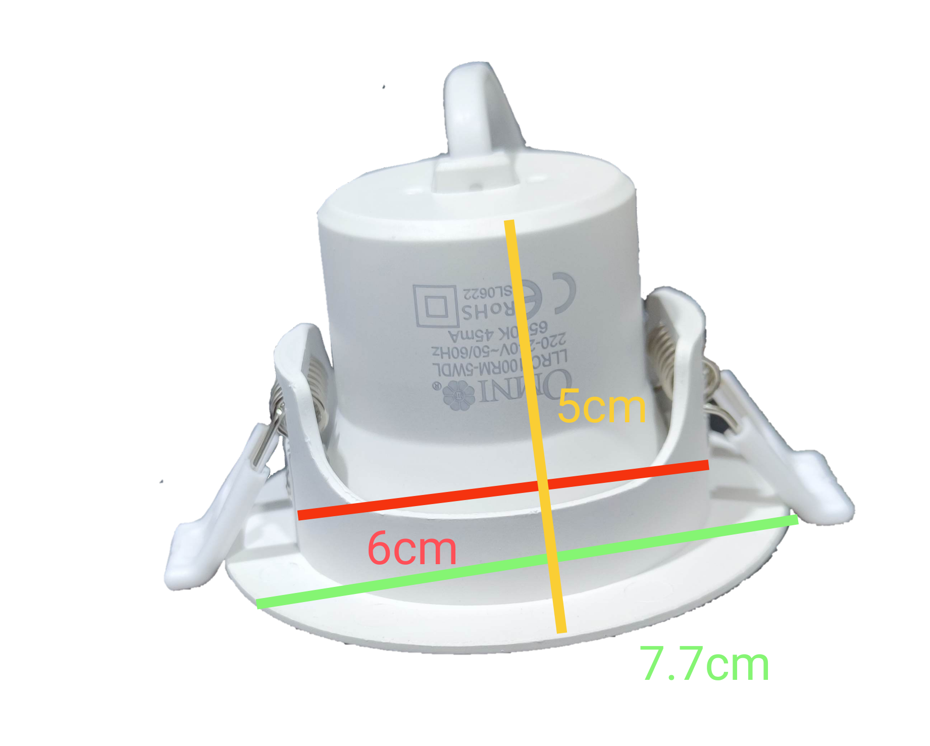Omni 5W LED movable downlight with adjustable design for versatile lighting options