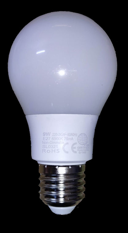 Omni A60 daylight 6500K LED bulb with a sleek white design for bright illumination