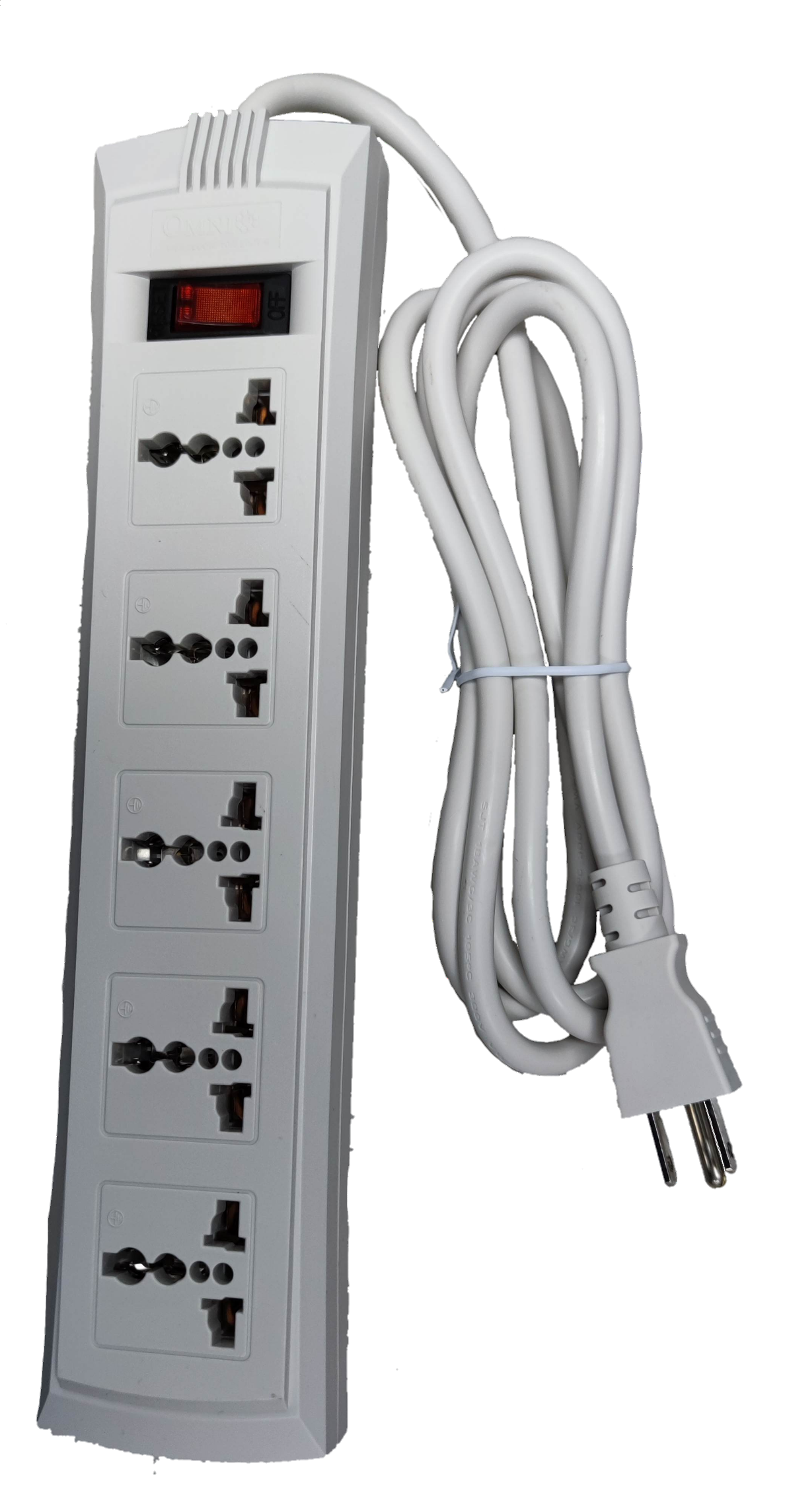 Omni WEU-105-PK power strip with multiple outlets and a 6-foot power cord for versatile connectivity