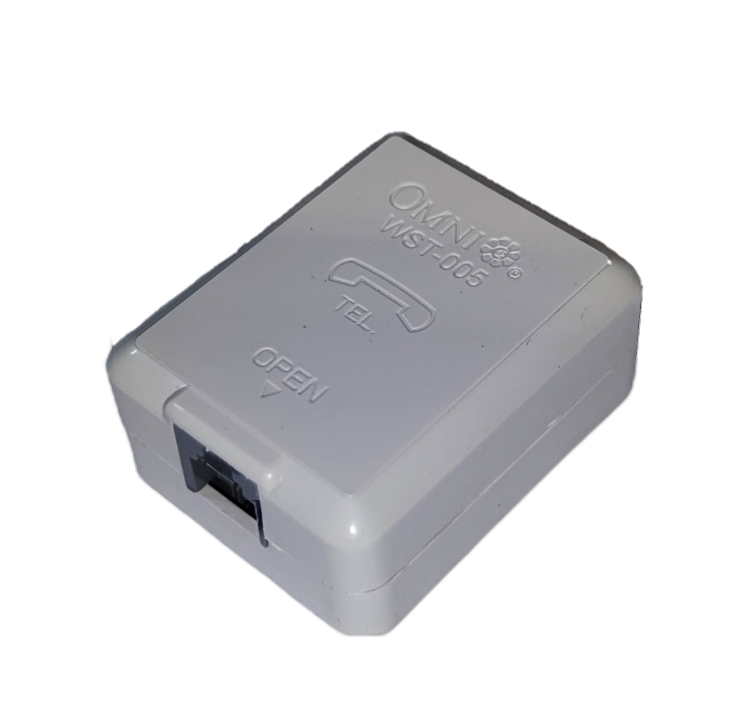 Omni WST-005 telephone outlet wall box for easy installation of telephone wiring