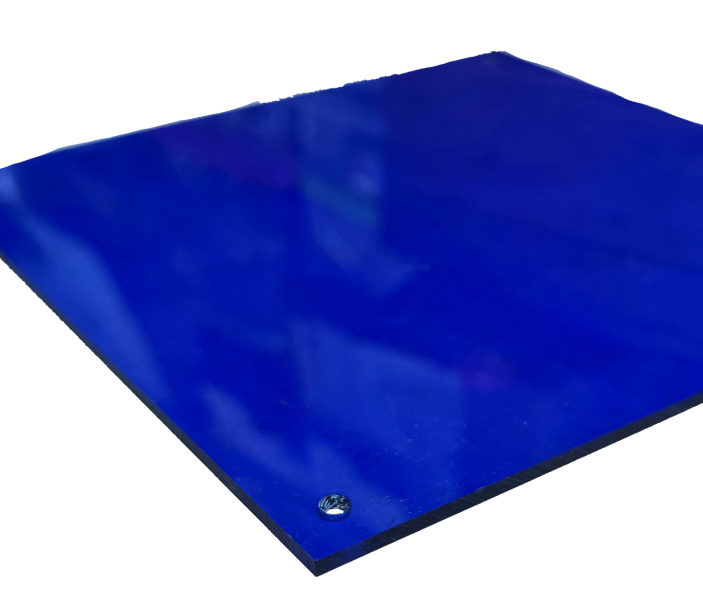 Optical Filter Blue 18.5cm x 18.5cm square sheet used for lighting and decorative purposes