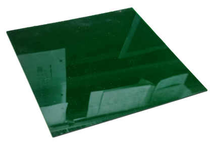 Electx Electrical Supply Optical Filter Green 20.5cm x 20.5cm square glass sheet for seasonal decorative use
