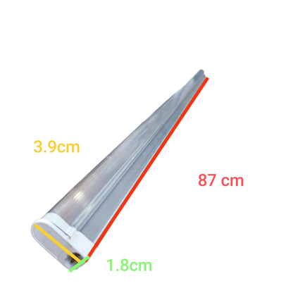 Orbik 21W T5 light fixture with dimensions of 87 cm length and 3.9 cm width