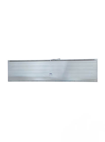 Orbik 36W LED panel light slim rectangular ceiling light fixture in silver finish