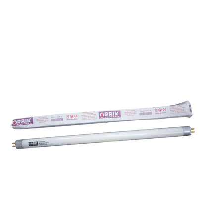 Orbik 8W T5 fluorescent tube 6500K providing bright, energy-efficient lighting for various settings