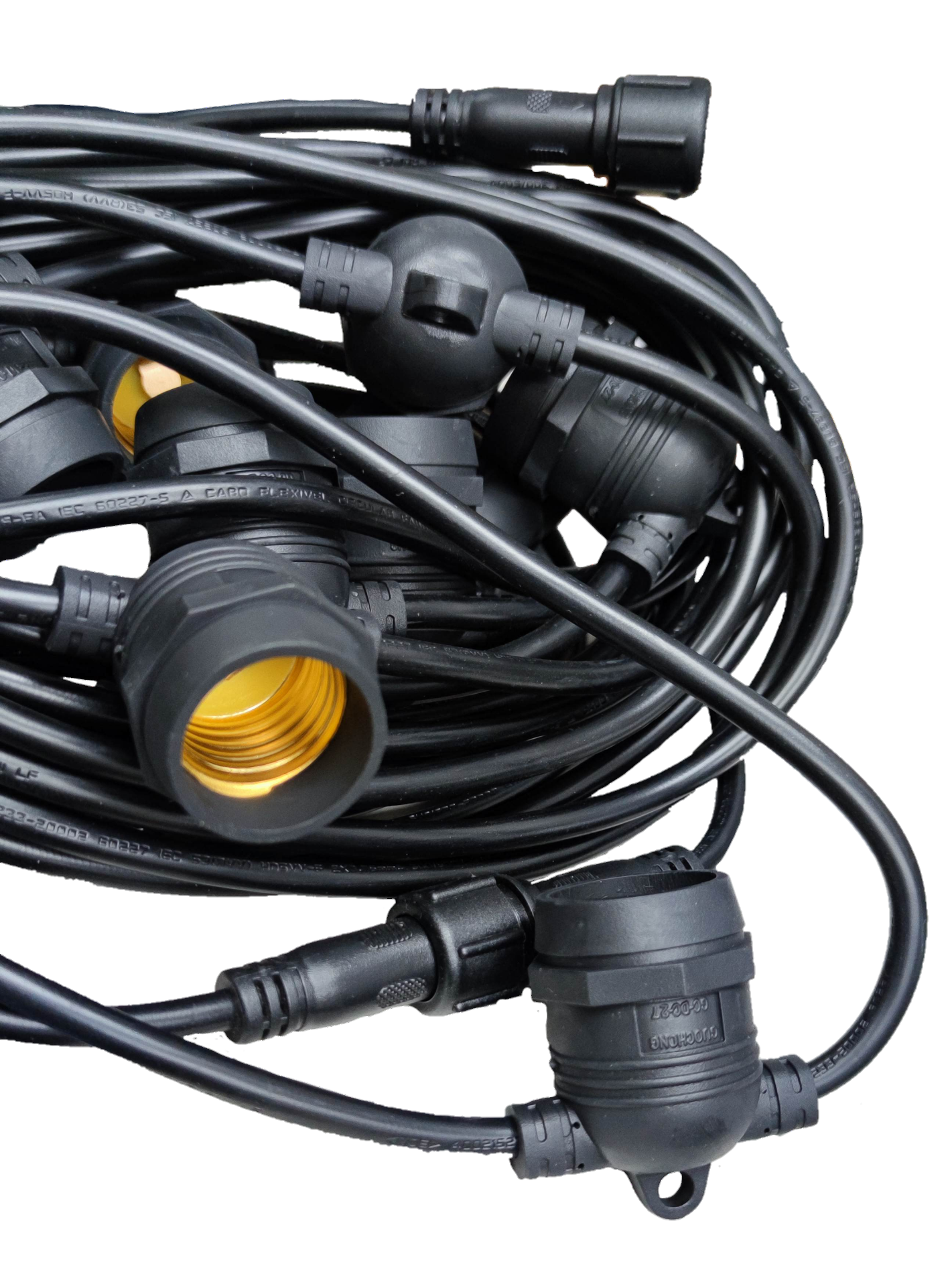 Orbik String Lights E27 1W LED Warm White 30 Feet for festive outdoor and indoor decoration