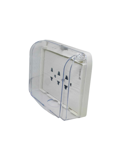 Grazen 16A outdoor weatherproof socket 220V in a durable clear protective casing