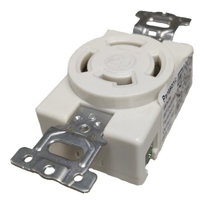 Panasonic 20A twist lock outlet designed for secure electrical connections in residential or commercial settings