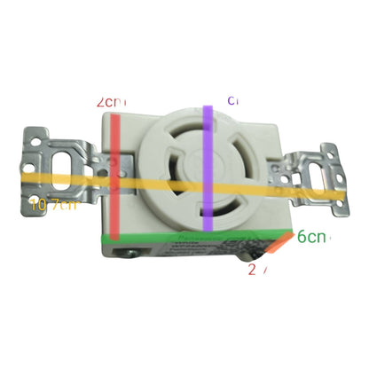 Panasonic 20A twist lock outlet designed for secure and reliable electrical connections in various applications