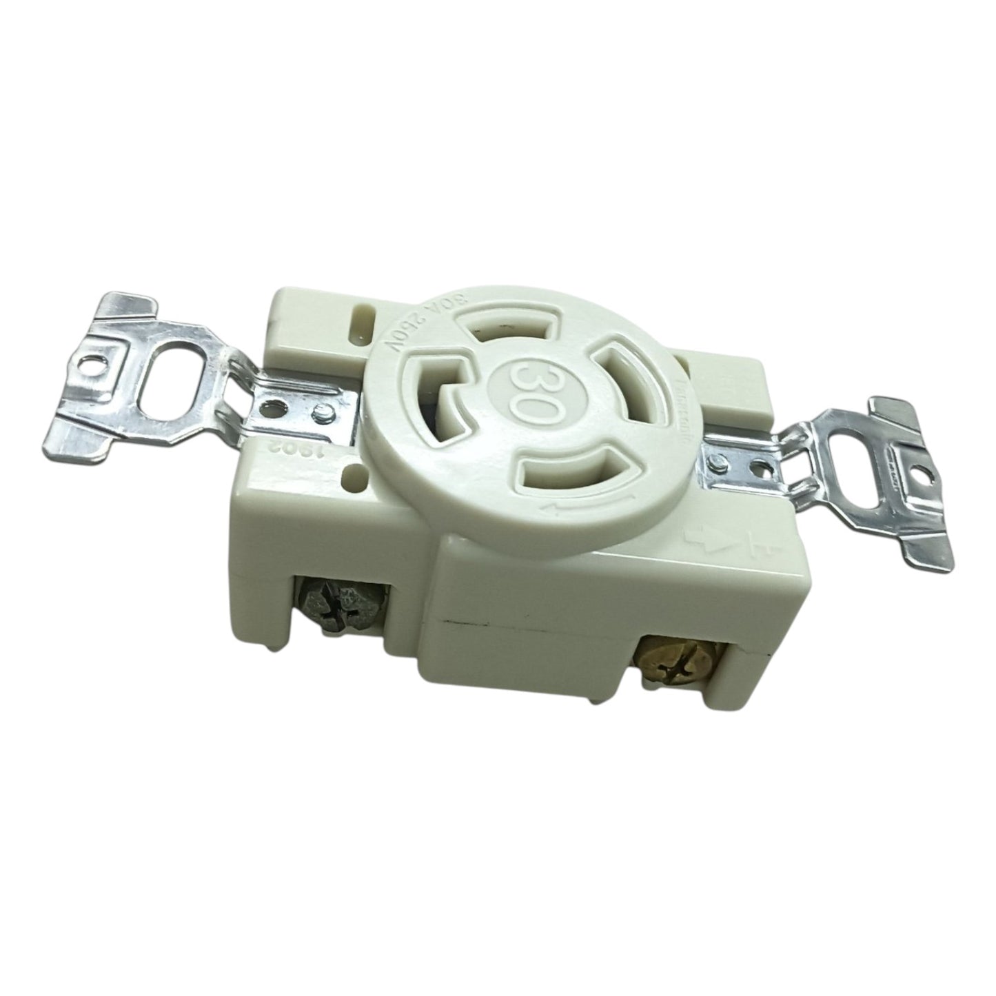 Panasonic 30A twist lock outlet with durable design for secure electrical connections