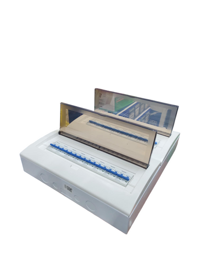 Panasonic Breakers Panel Board 63A electrical circuit breaker panel with transparent protective cover