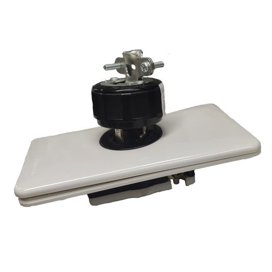 Panasonic 15A Twist Lock Outlet with Plug and Plate 2P+E (3P) 125V (ML-1) WF2315 and WF6315 and WNF6253W-8, Twistlock Outlet with Plug and Plate Cover 15A 2P+E