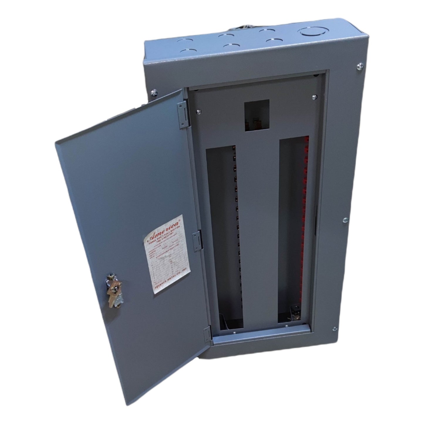 Panel Board 2 Pole Bolt on TQC Main with Lockable Door for Electrical Circuitry Projects