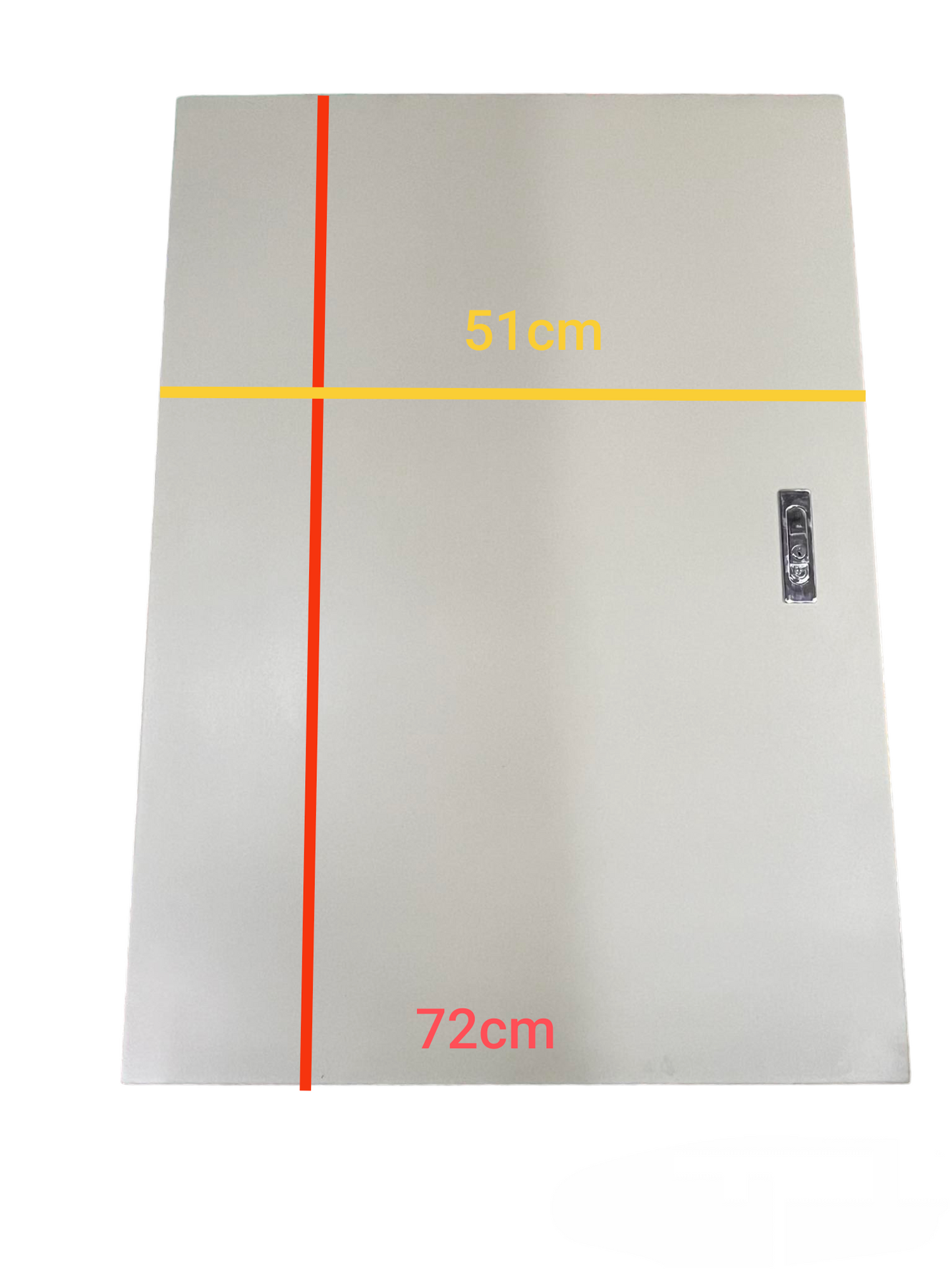 Schneider & Royu Panel Board 250A 3 Pole MCCB electrical enclosure measuring 51cm by 72cm