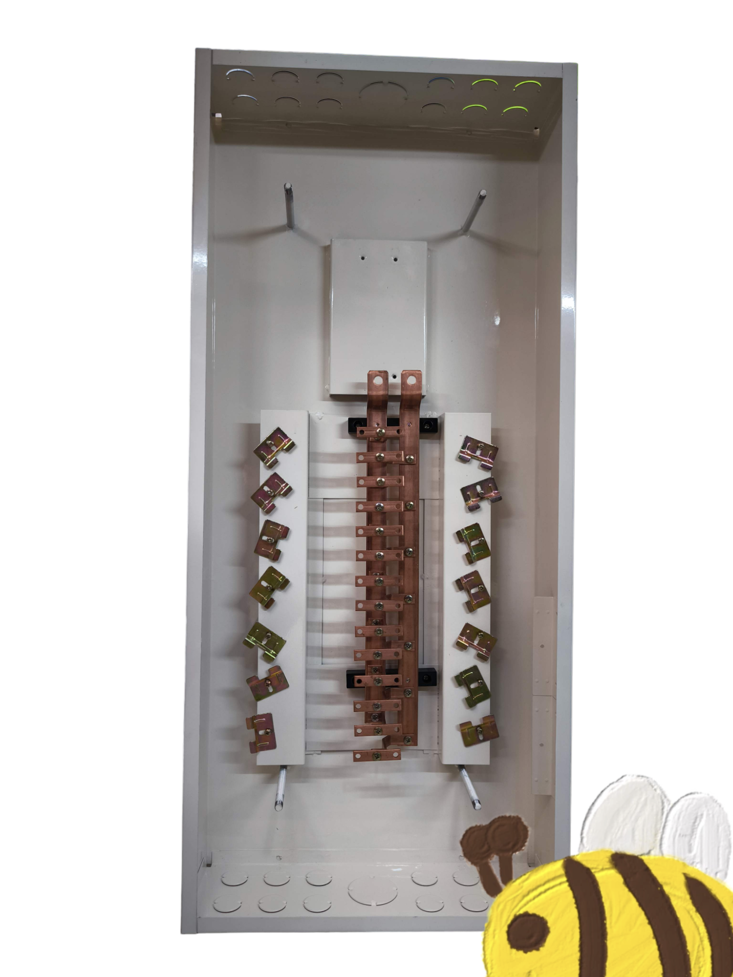 Koten electrical Panel Board 2Pole Main 250SPS with metal casing and copper terminals for circuit connections