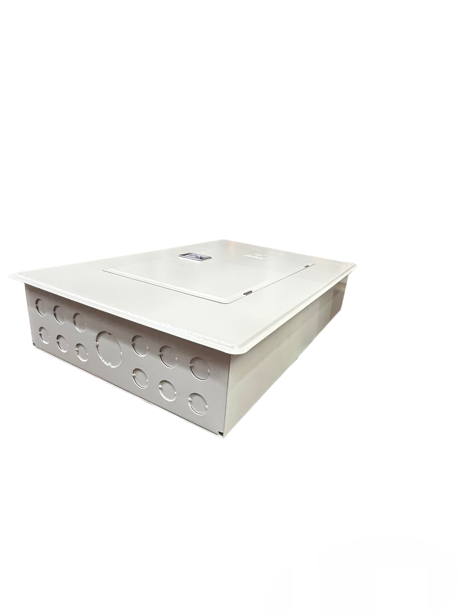Koten Panel Board 4 Branches 250SPS 2Pole white electrical enclosure box with multiple knockout holes