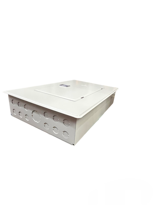 Koten Panel Board 4 Branches 250SPS 2Pole white electrical enclosure box with multiple knockout holes