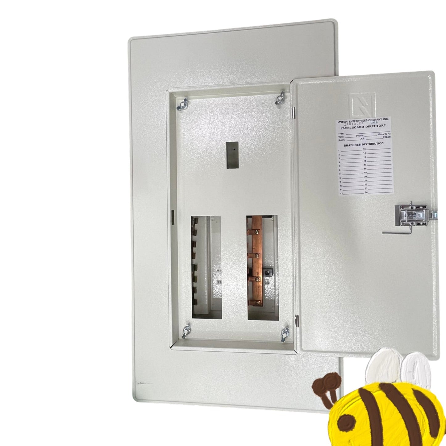 Koten 8 Branches Panel Board Main 250SPS 2Pole For 2Pole Bolt On Circuit Breaker PB250SP2P8B