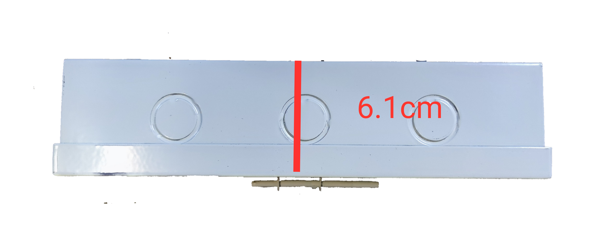 White electrical panel board for GE 3Pole TQC Bolt on with three circular slots by koten