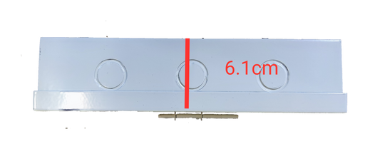 White electrical panel board for GE 3Pole TQC Bolt on with three circular slots by koten