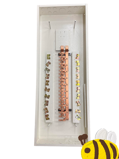 Koten Panel Board Main 250SP 2P electrical circuitry panel with copper busbars and circuit connections